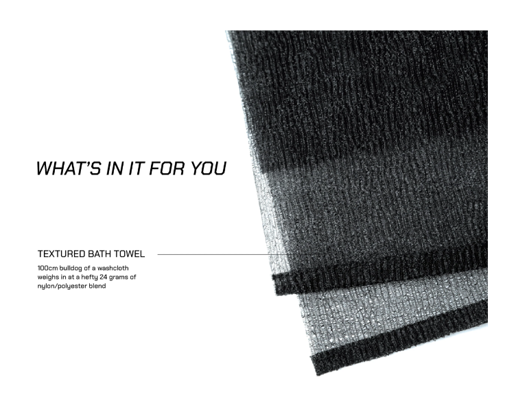 Lady Peng 50 Grit Aggressive Exfoliating Towel
