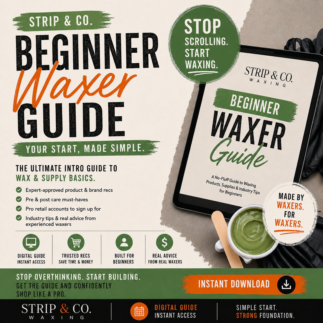 Strip & Co. Beginner Wax Guide